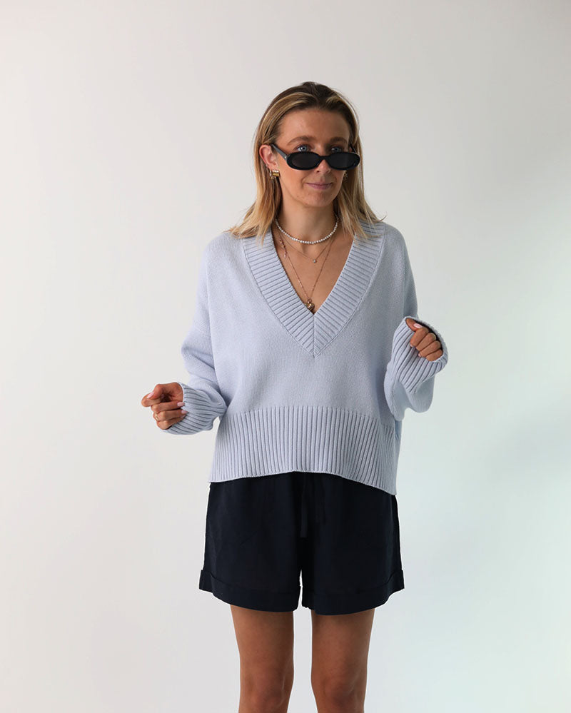 Austin Jumper | Baby Blue