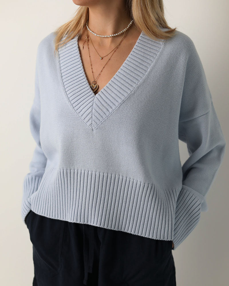 Austin Jumper | Baby Blue