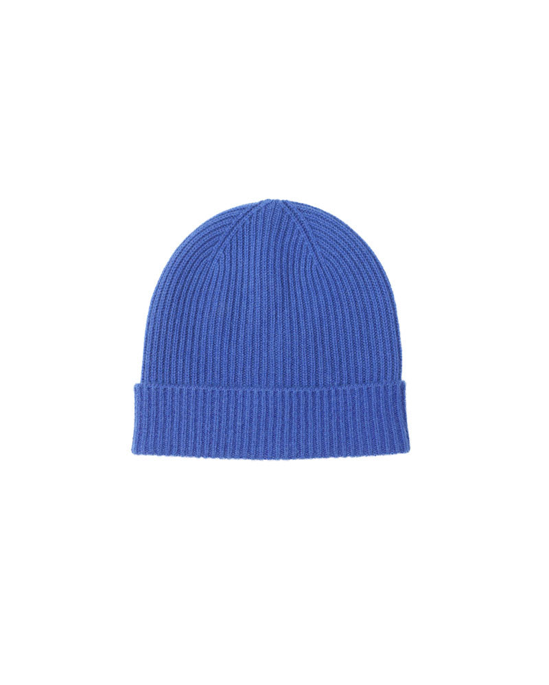 Cashmere-Merino Beanie | Cobalt