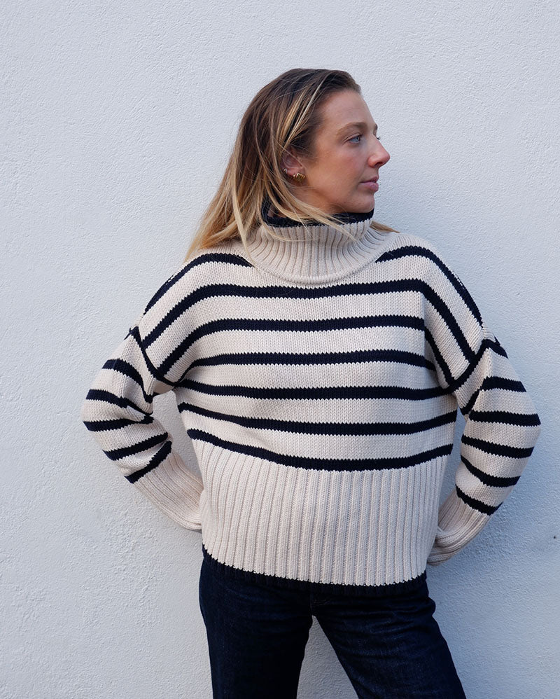 The Darcey Polo | Chunky Cotton Stripe