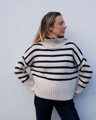 The Darcey Polo | Chunky Cotton Stripe