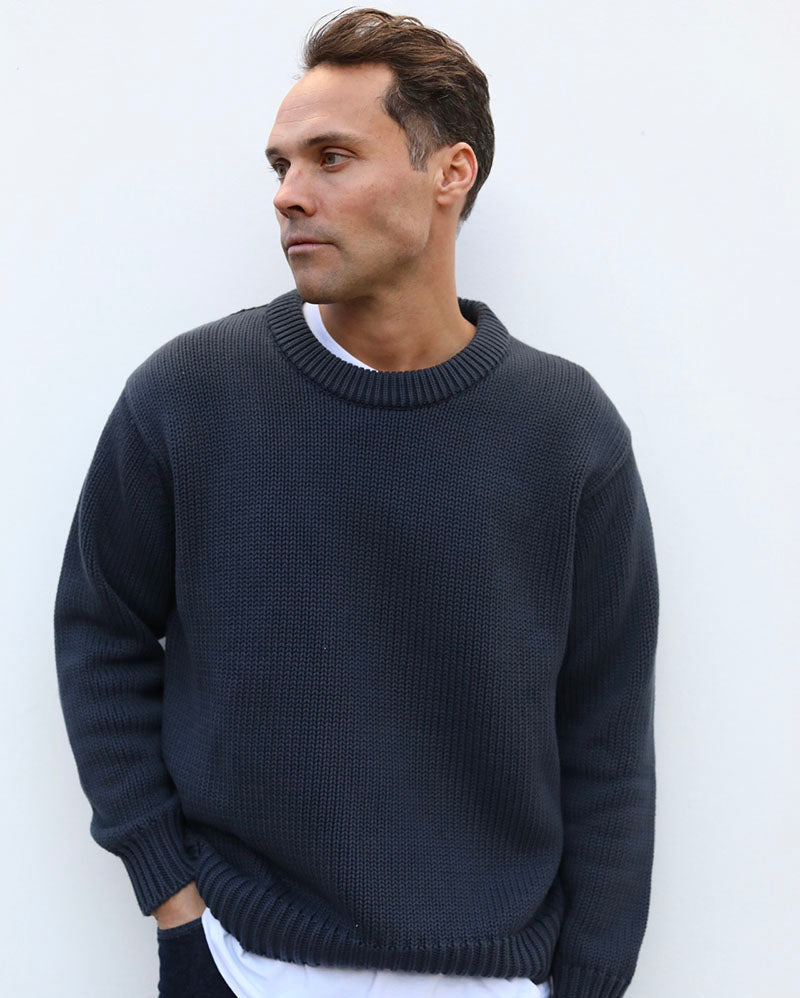 Hector | Slate Cotton