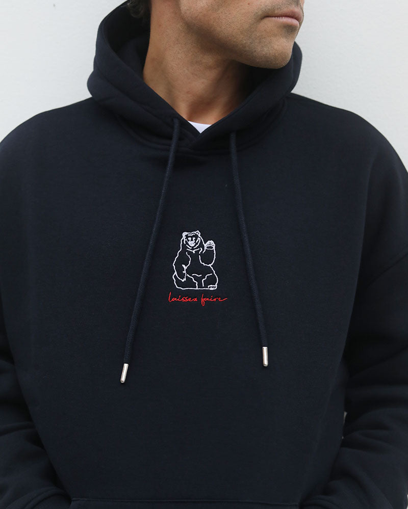 Laissez Faire | Navy Unisex Hoody