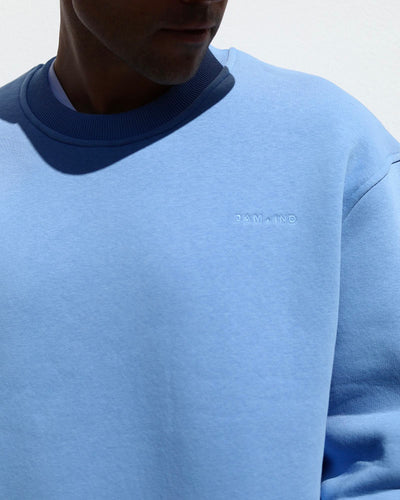 Dropped Shoulder Sweat | Summer Blue